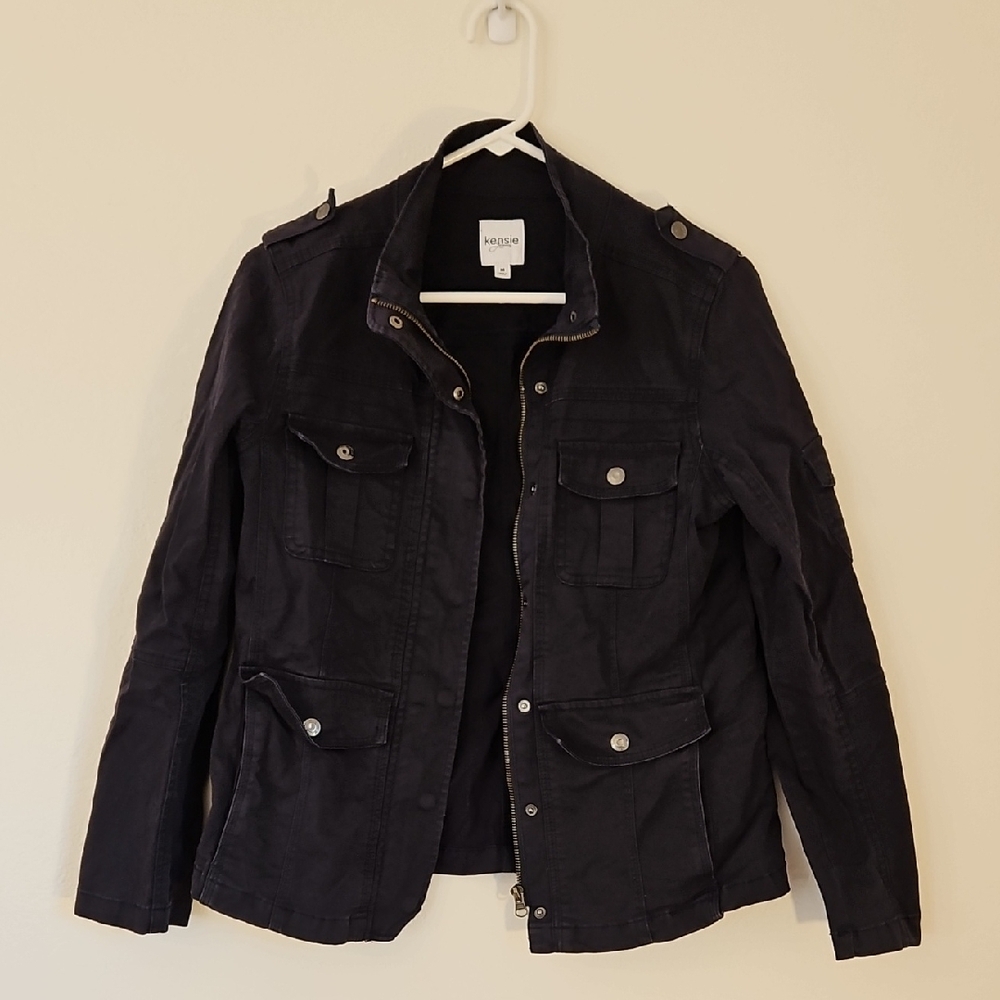 Kensie Navy Utility Jaclet